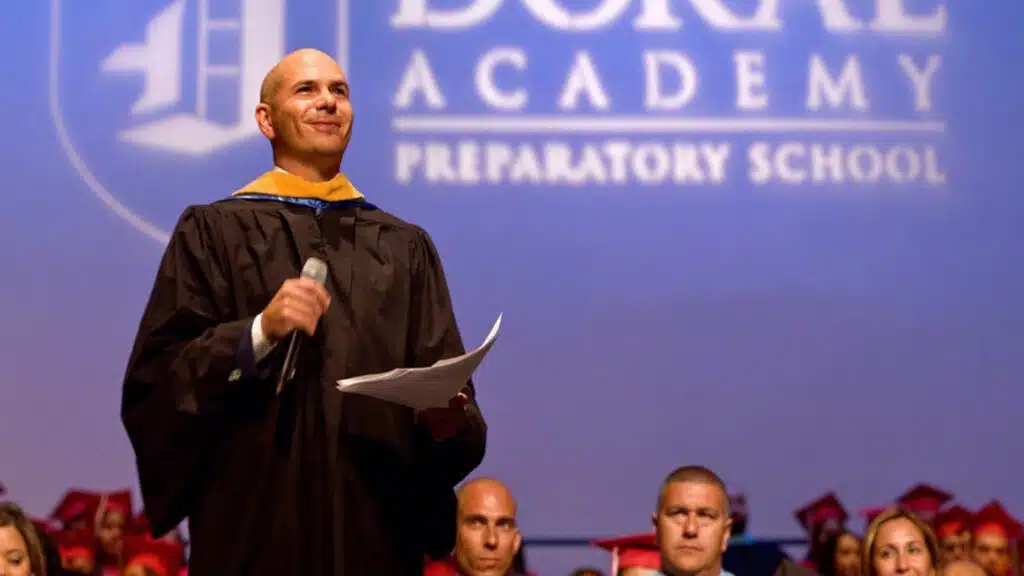 Pittbull giving commencement speech